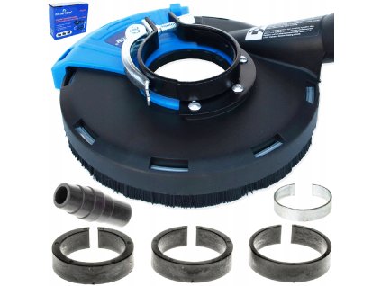 Odsávací protiprachový kryt na úhlovou brusku 125 mm1