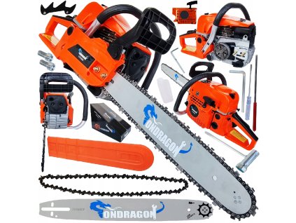 52CC Benzínová řetězová pila 3,9HP, 45cm lišta, plná výbava01