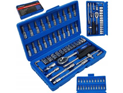 Sada Nástavcových Klíčů a Bitů 46 ks1