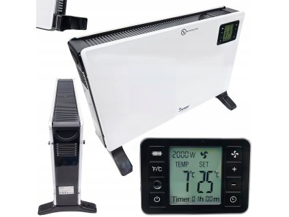 Elektrický konvektor s LCD a termostat turbo 2000W01
