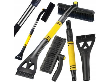 Škrabka a kartáč na odklízení sněhu nastavitelná až do 85 cm1