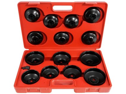 Комплект ключове за филтри за масло 15 части Verke V86210