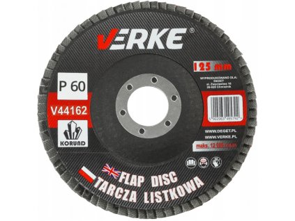Ламелен диск 125mm P60 VERKE V44162