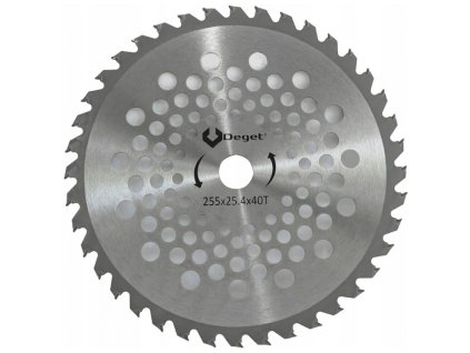 Диск за храсторез Тип B 255x25,4x24Т DEGET V90151