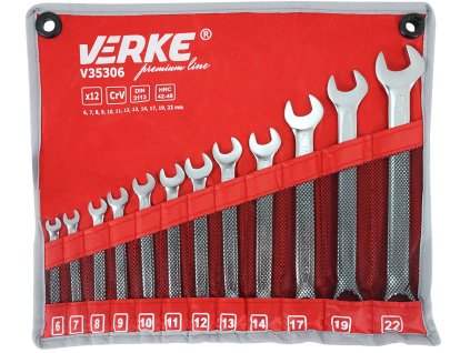 Комплект звездогаечни ключове 12 бр. 6-22 мм с калъф Verke Premium V35306