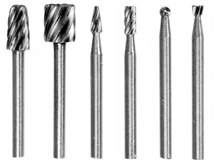 233514 sada frez hss pro mini brusky 3 2 mm 6 ks verke v05044