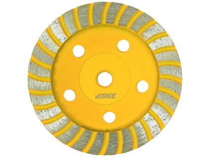 Шлифовъчен диск за бетон M14 125мм Турбо VERKE V44202