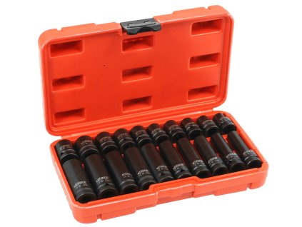 Комплект ударни адаптери къси и дълги 1/2" 20 бр. 10-19 мм VERKE V39464