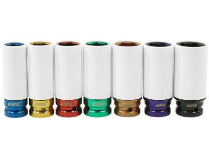 Вложка ударна за алуминиеви джанти 1/2" 7 бр. VERKE V86101