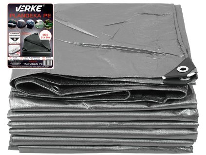 Брезент покривен 5x8м PE 120г VERKE V50025