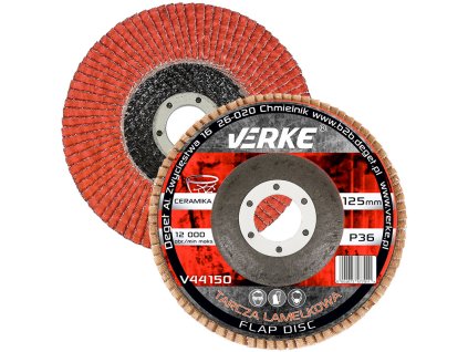 Ламелен диск 125мм P36 керамичен VERKE V44150