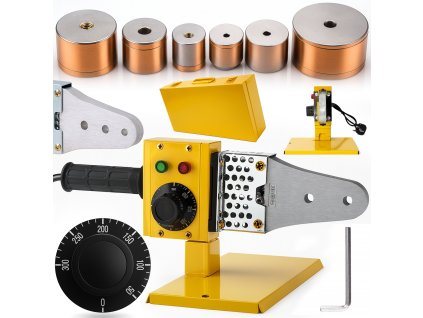 ZGRZEWARKA DO RUR PCV PP 1500W 3 Matryce 20 63MM WALIZKA 6 matryc mocna