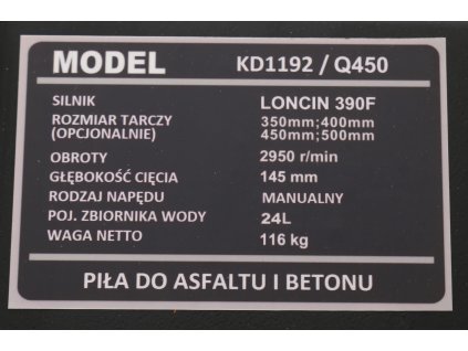 83124 243090 pila na asfalt a beton kd11920