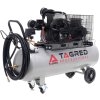 Маслен компресор, въздушен компресор TAGRED 100L 400V 3 бутала, лебедка, мощен!