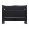 220511 5 elektricky konvektorovy radiator s termostatem turbo ventilator vykon 2000w cerny