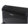 220511 10 elektricky konvektorovy radiator s termostatem turbo ventilator vykon 2000w cerny