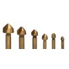 Фрезови свредла, конични пробивни фрези, комплект 6 бр.