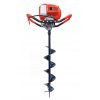 Benzinový zemní vrták 5,2 kW Ø 15 cm prodloužení 60 cmor a vertikutátor 3v1 6,5 HP Koš 40 l Kovová konstrukce08