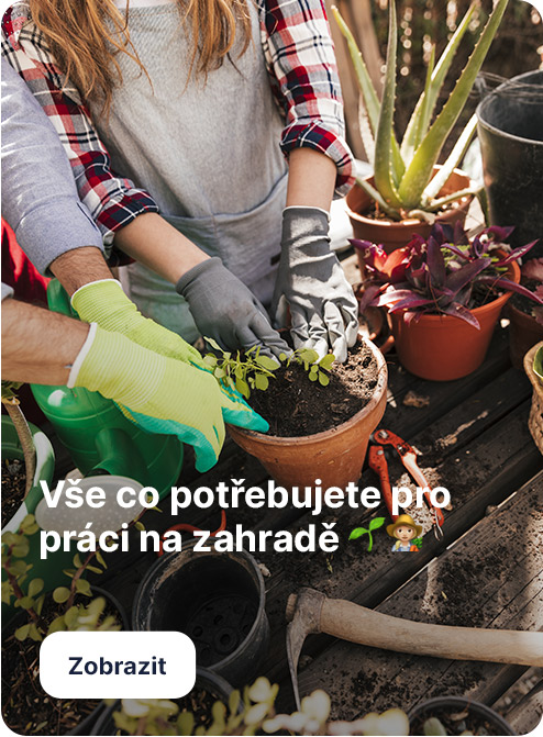 Vše co potřebujete pro práci na zahradě