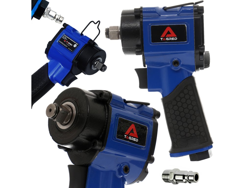 Mini rázový pneumatický utahovák TAGRED TA800 1/2" 1200 Nm super krátký