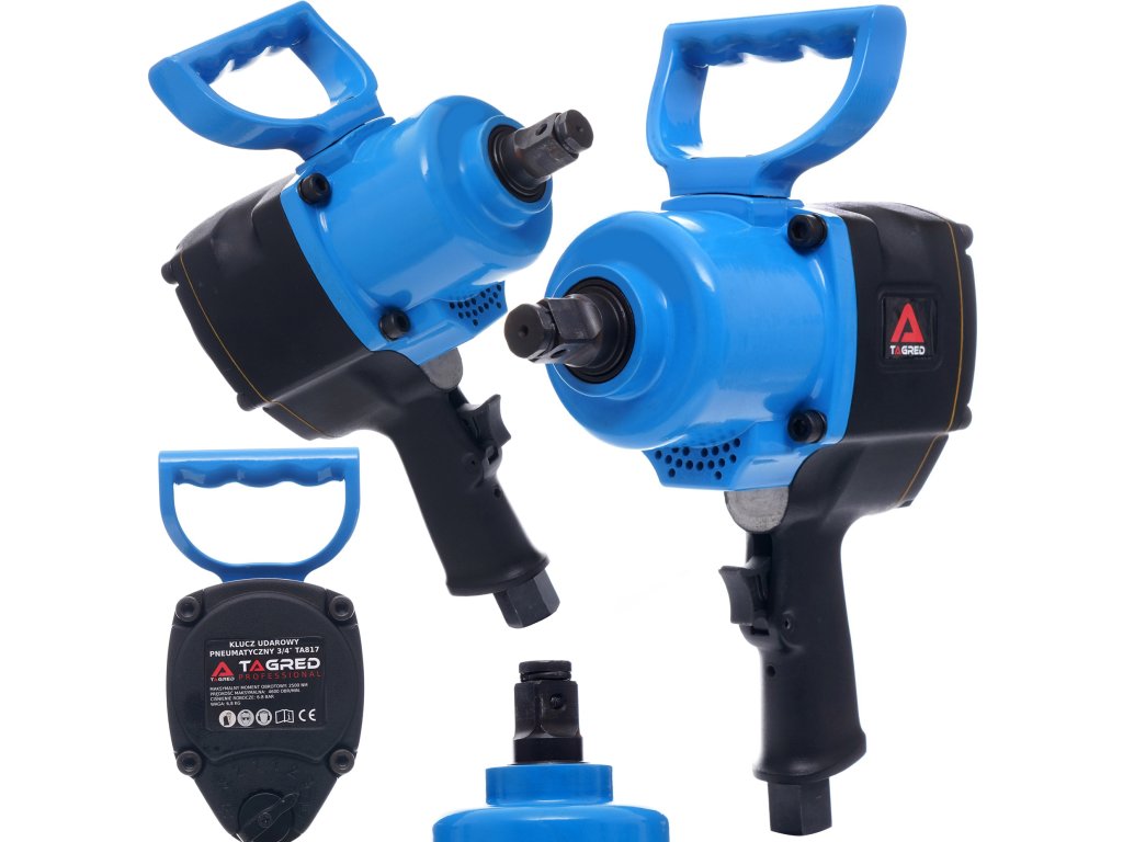 Mocný pneumatický rázový utahovák 3/4" 2500 Nm TAGRED TA817