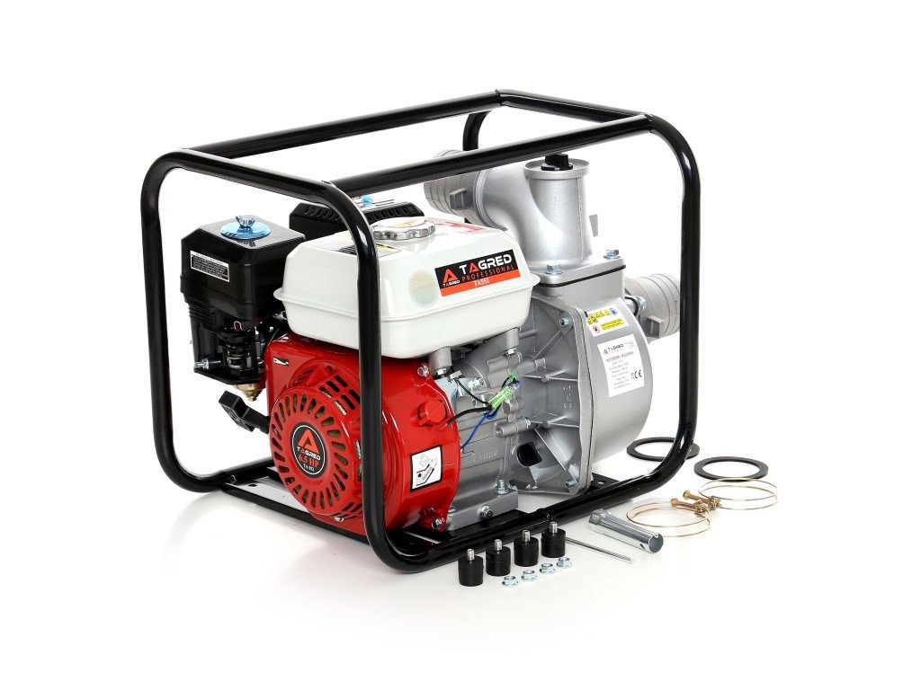Spalovací vodní čerpadlo, motorové čerpadlo TAGRED TA552 6,5 HP 1000 l/min 3 - Použito