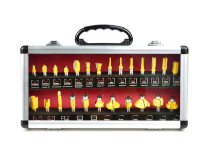 Sada fréz na dřevo 25ks G01203