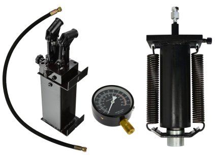 Sada na hydraulický lis 50T Rychlá pumpa Válce Manometr G02005_2k