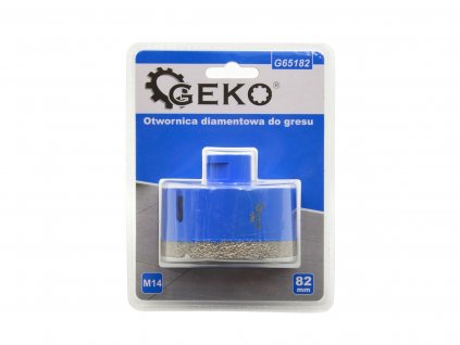 Diamantová vykružovací korunka na gres 82mm M14 G65182