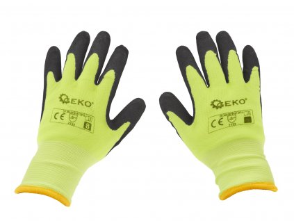 Zimní zateplené pracovní rukavice s reflexními prvky vel. 8 G75000