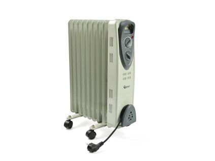 Olejový radiátor s regulací a termostatem, 9 žeber, 2000W, model B57 G80553