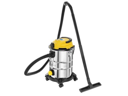 Průmyslový vysavač na mokré i suché vysávání 25L s zásuvkou + příslušenství G81088