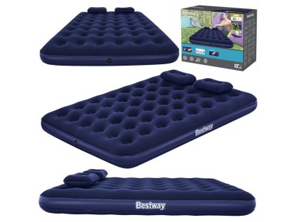 215008 bestway nafukovaci velurova matrace 203x152 cm