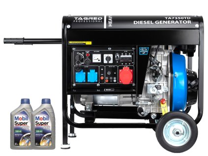 Dieselový generátor TAGRED s motorem, 7350W 230/400V 5000W AVR