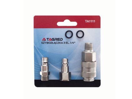 Rychlospojky - Sada 3 rychlospojek s 1/4" závitem