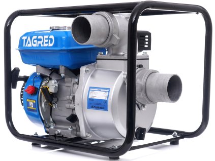 Benzínové čerpadlo, výkonné vodní čerpadlo max. 7,5 HP / 5500 W, 60000 l/h, 3", olej