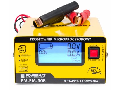 Mikroprocesorová nabíječka autobaterií 12/24V PM-PM-50B