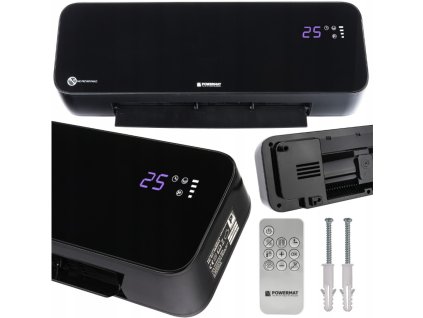 Teplovzdušná clona keramický ohřívač 2000W dálkový ovladač PM-GC-3000DLS LCD