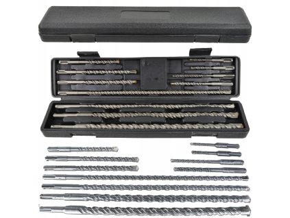 Sada vrtáků do betonu SDS Plus – 11 kusů1