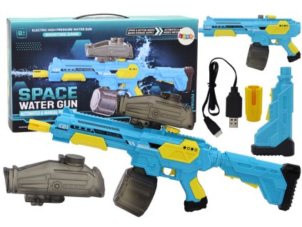 220267 automaticka vodni pistole m416 modra
