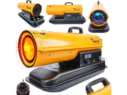 Olejový teplomet 20 kW s termostatem a LCD displejem1