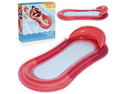 226101 8 bestway nafukovaci matrace se sitovinou 160cm cervena
