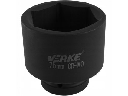 Nástrčná hlavice úderová 1" šestihranná 75 mm VERKE V39414