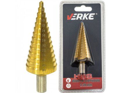 Stupňovitý vrták 4-30 mm VERKE V05057