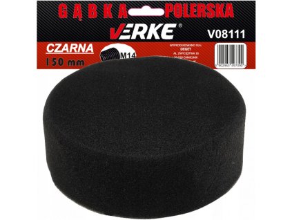 Lešticí houba 150 mm černá VERKE V08111