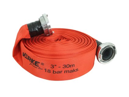 Vodní hadice 3"x30M 18 BAR s koncovkami VERKE PREMIUM LINE V60145