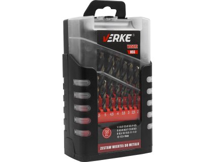 Sada Vrtáků do Kovů 1-13 mm 25 ks VERKE V05072