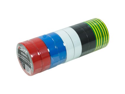 Izolační páska 19mm x 20m x 0,13mm 10 ks VERKE V06451