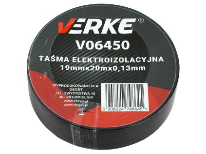 Elektroizolační páska 19mm x 20m x 0,13mm VERKE V06450