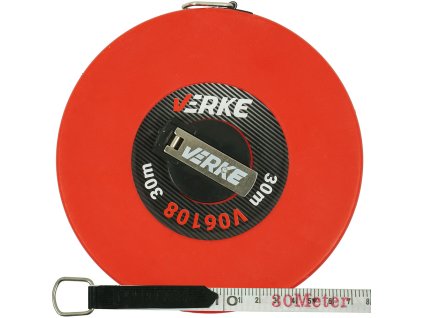 Měřicí pásmo skleněné vlákno 30 m VERKE V06108